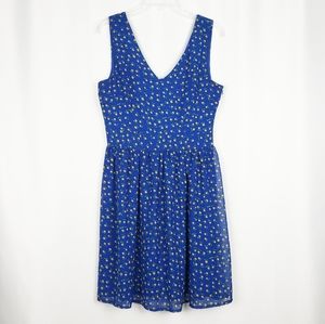 CRISS CROSS citrus V neck dress